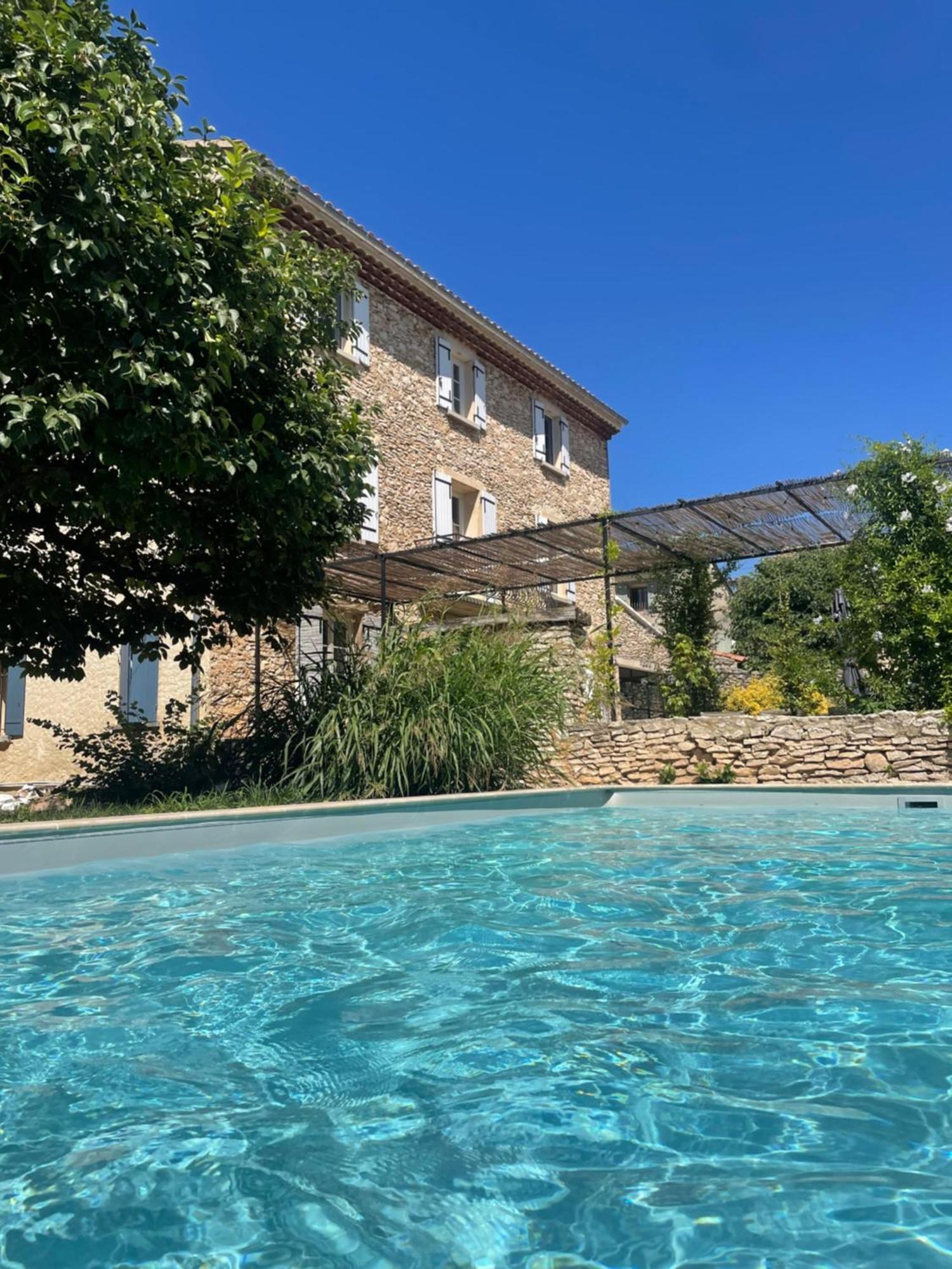 Provenzalisches Landhaus Les Martinets Am Fusse Des Mont Ventoux Villes-sur-Auzon Exteriér fotografie